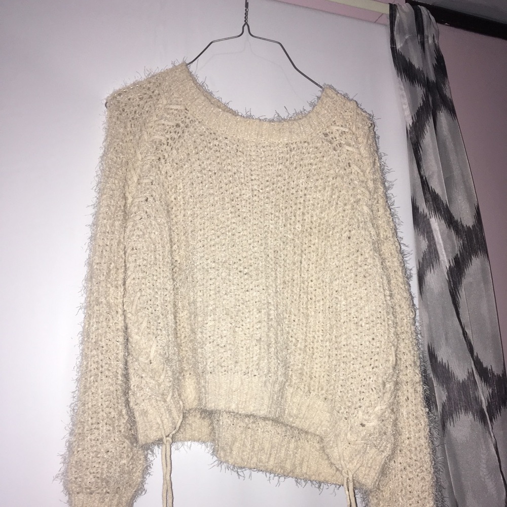 Fuzzy Warm Beige sweater